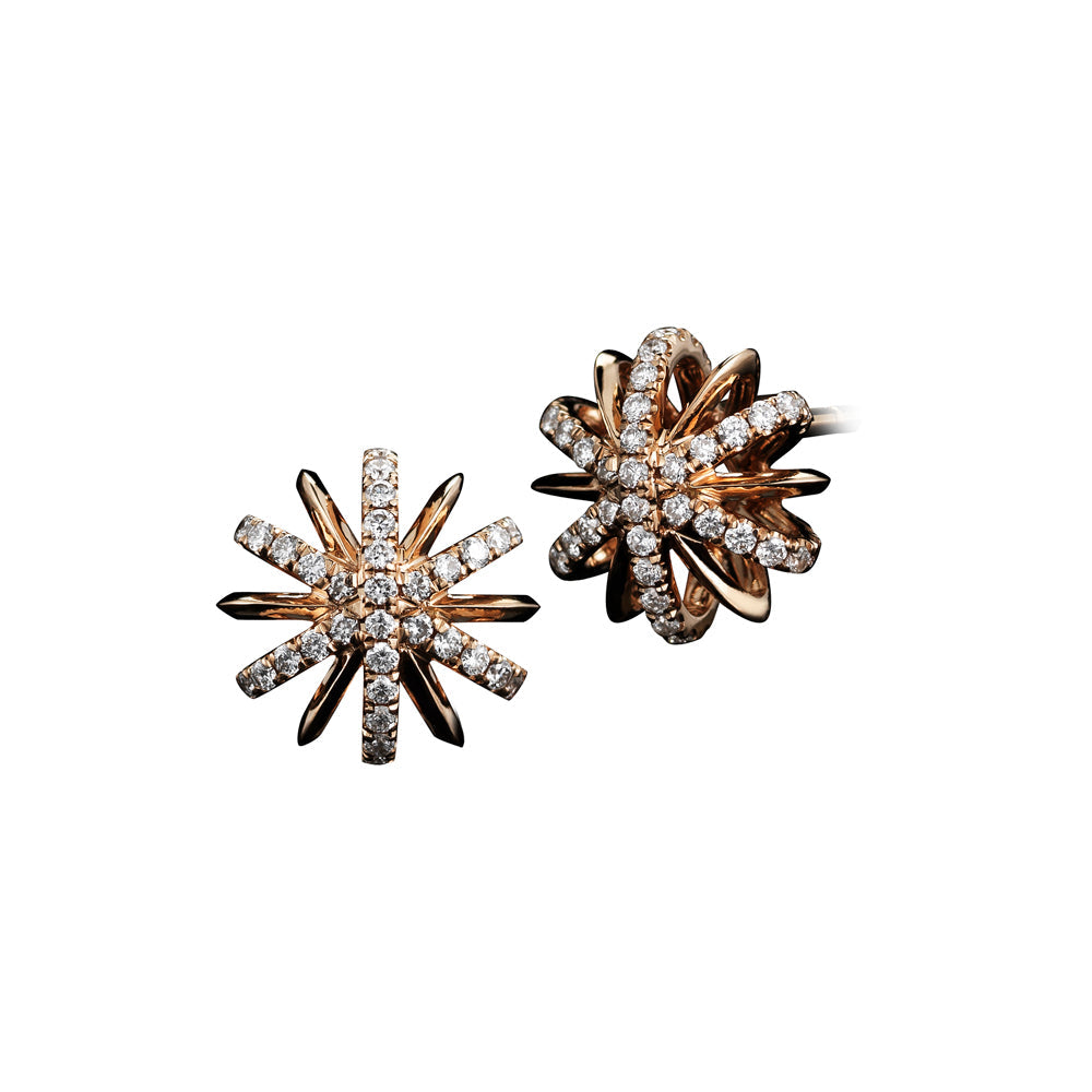 
                  
                    Private Collection Small Rose Gold Diamond Snowflake Earrings
                  
                
