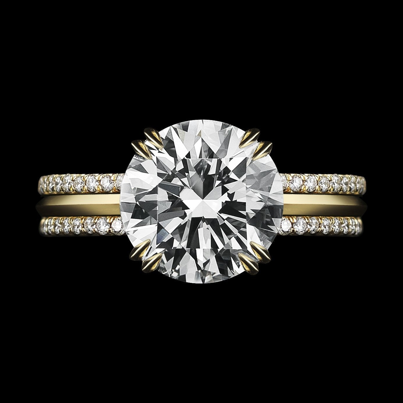 
                  
                    Brilliant-Cut Diamond & Yellow Gold Three Ring Sets - Alexandra Mor online
                  
                