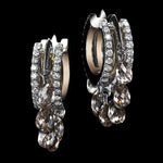 Champagne Diamond Briolette Hoop Earrings - Alexandra Mor online