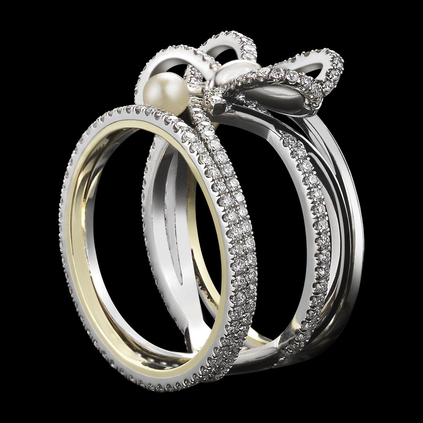 Buy Luxury Diamond Same Sex Engagement Ring, Dazzling Geometric Design  Online in India - Etsy