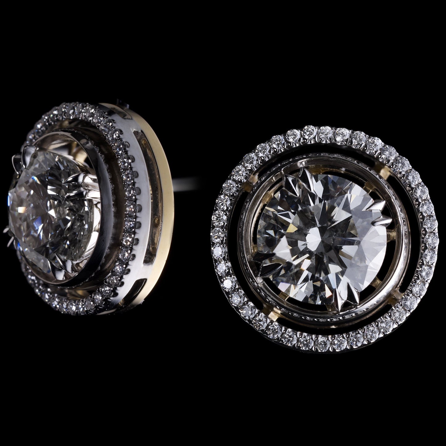 Keri Russel As Seen Wearing Round Diamond Studs with Diamond Earring Jackets - Alexandra Mor online