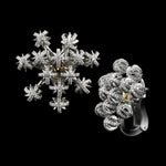 Signature Snowflake Dome Cluster Earrings - Alexandra Mor online