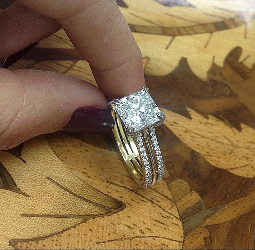 
                  
                    Radiant-Cut Diamond Ring - Alexandra Mor online
                  
                
