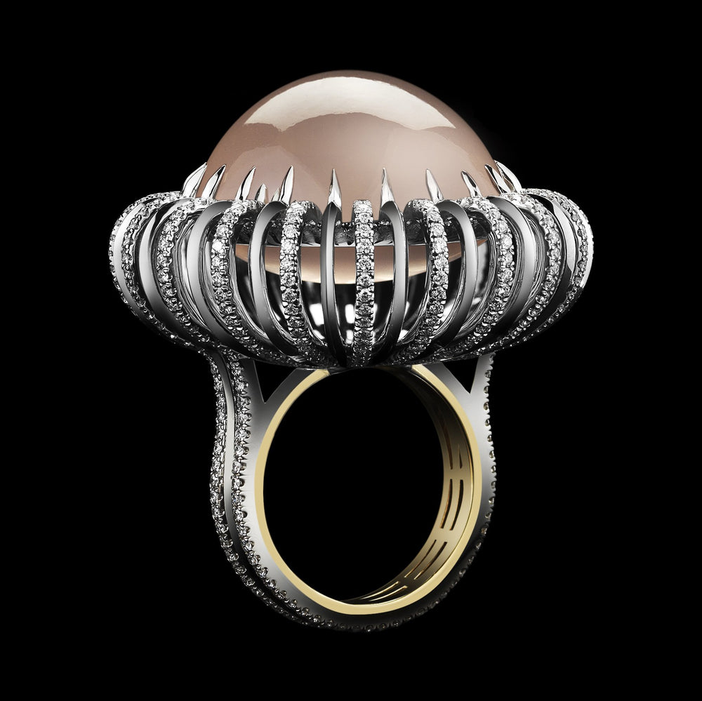 Buy Floral Design Diamond Ring Online in India | Kasturi Diamond